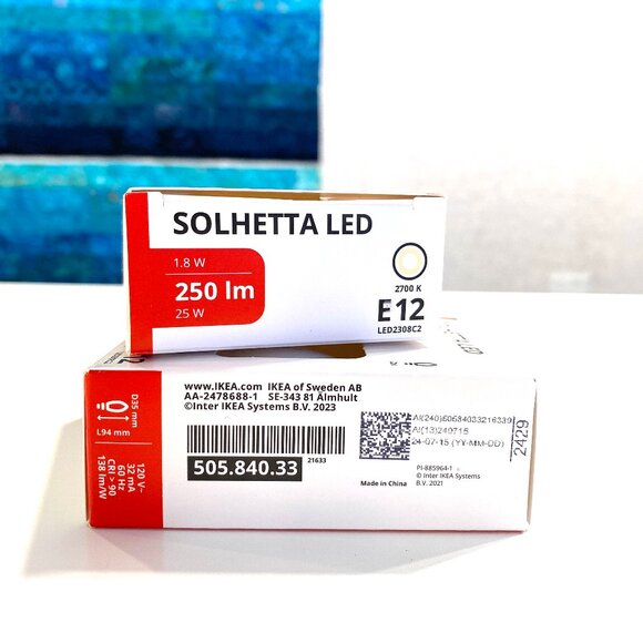 IKEA Solhetta LED lightbulbs. 4 each 250 lm, and 4 each 450 lm - Picture 10 of 12